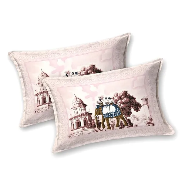 Elephant_Pink_Pure_Cotton_King_Size_Bedsheet_With_2_Pillow_Covers