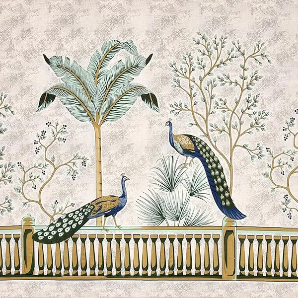 Peacock_Green_Pure_Cotton_King_Size_Bedsheet_With_2_Pillow_Covers