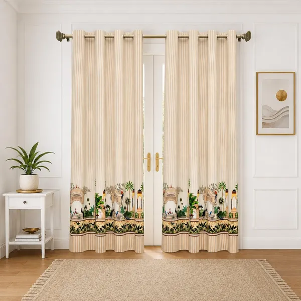 Dream_Homme_Duck_Fabric_Pure_Cotton_Curtains_for_Door/Window_-_7_Feet_Long_x_5_Feet_Wide,_Pack_of_2_Pcs_-_Digital_Printed_Room_Darkening_Curtains_with_Eyelets_(Mayur_Bagh)
