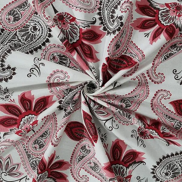 Paisley_Pink_Pure_Cotton_King_Size_Bedsheet_With_2_Pillow_Covers