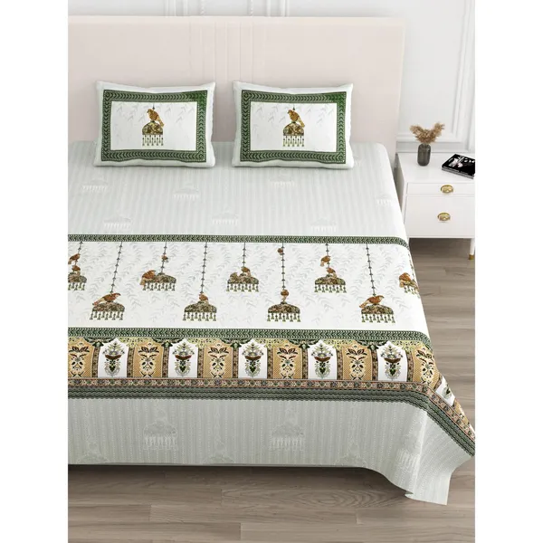 Jaipuri_Chhatar_Pure_Cotton_King_Size_Bedsheet_With_2_Pillow_Covers