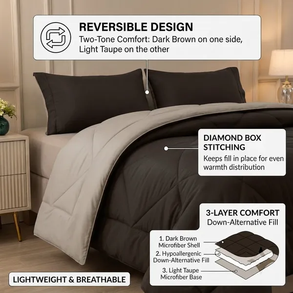 Comforter_200_GSM_Peach_Finish_Microfiber_Reversible_Tone_For_All_Seasons_(Brown_&_Subtle_Beige)