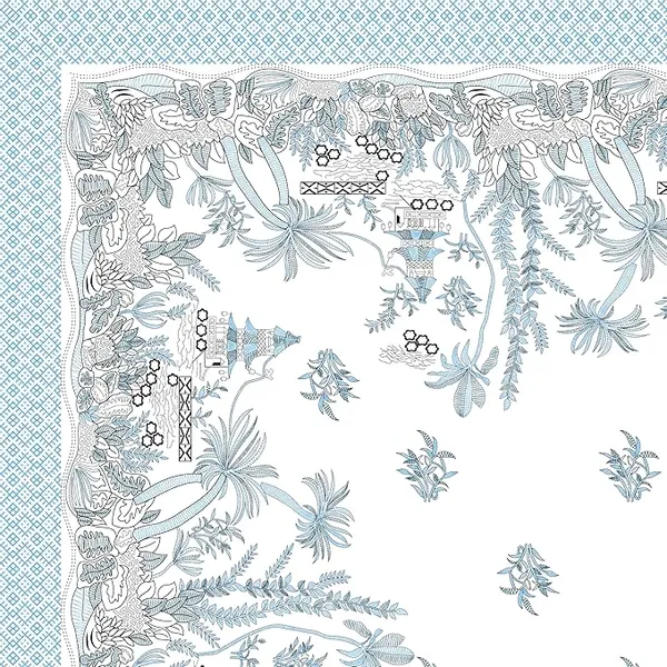 Tropical_Blue_Pure_Cotton_King_Size_Bedsheet_With_2_Pillow_Covers