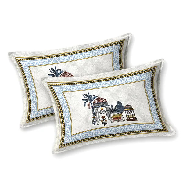 Rajgharana_Pure_Cotton_King_Size_Bedsheet_With_2_Pillow_Covers