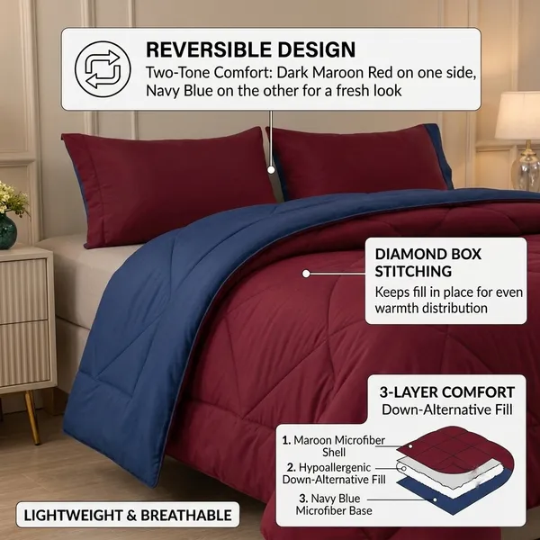 Comforter_200_GSM_Peach_Finish_Microfiber_Reversible_Tone_For_All_Seasons_(Misty_Maroon_&_Ravishing_Blue)