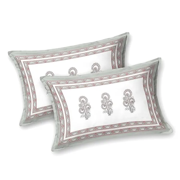 Striped_Circle_Grey_Pure_Cotton_King_Size_Bedsheet_With_2_Pillow_Covers