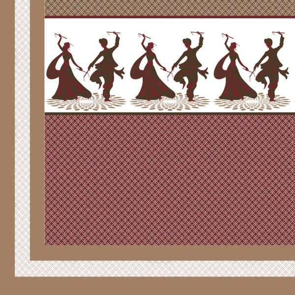 Garba_Maroon_Pure_Cotton_King_Size_Bedsheet_With_2_Pillow_Covers