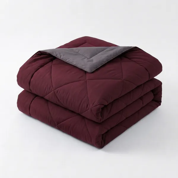 Comforter_200_GSM_Peach_Finish_Microfiber_Reversible_Tone_For_All_Seasons_(Misty_Maroon_&_Glowing_Grey)