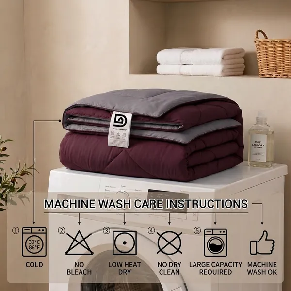 Comforter_200_GSM_Peach_Finish_Microfiber_Reversible_Tone_For_All_Seasons_(Misty_Maroon_&_Glowing_Grey)