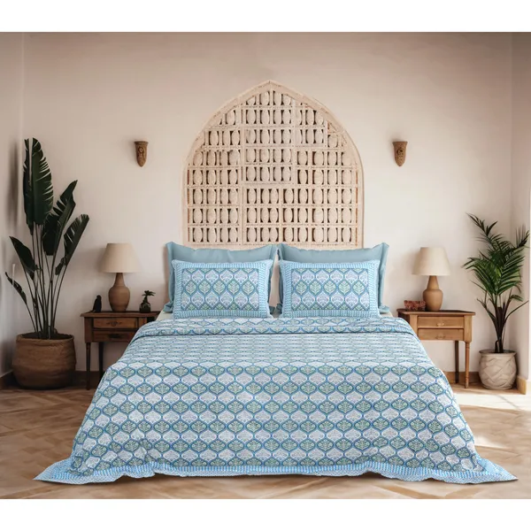 Grey_Tree_Pure_Cotton_King_Size_Bedsheet_With_2_Pillow_Covers