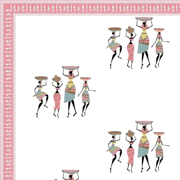 Tribals_Pink_Pure_Cotton_King_Size_Bedsheet_With_2_Pillow_Covers