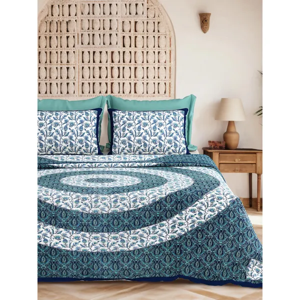 Mandala_Blues_Pure_Cotton_King_Size_Bedsheet_With_2_Pillow_Covers