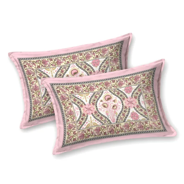 Pink_Motifs_Pure_Cotton_King_Size_Bedsheet_With_2_Pillow_Covers