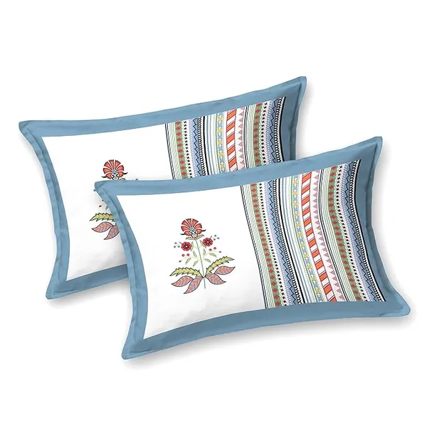 Striped_Green_Pure_Cotton_King_Size_Bedsheet_With_2_Pillow_Covers
