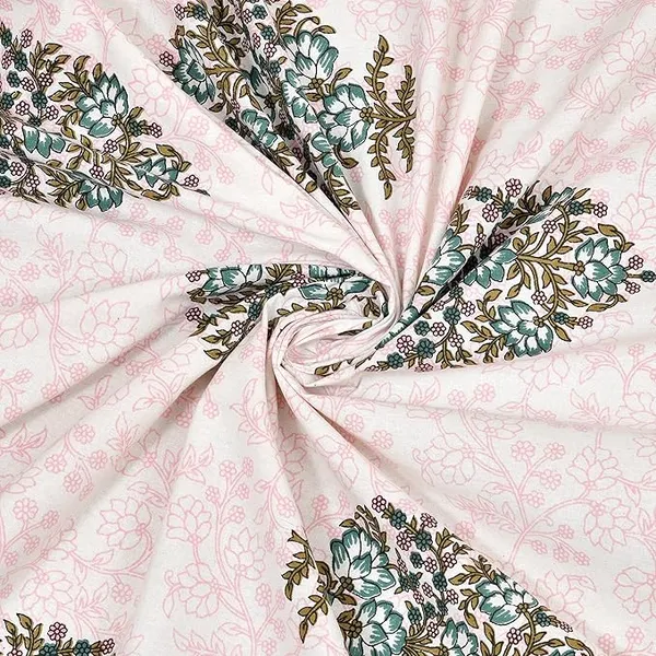 Jaipuri_Green_Pure_Cotton_King_Size_Bedsheet_With_2_Pillow_Covers
