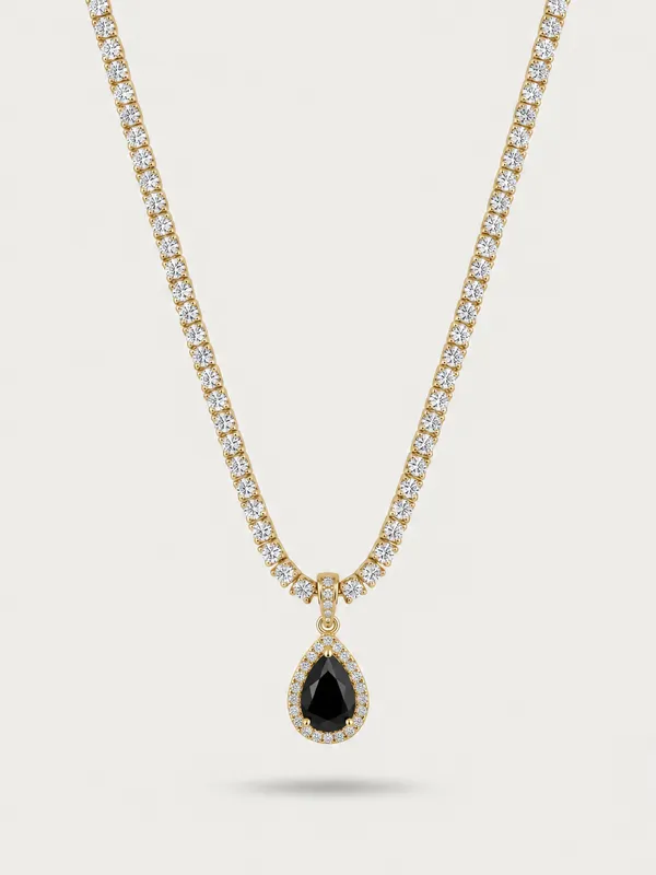 Black_Teardrop_Tennis_Necklace_(Demifine)