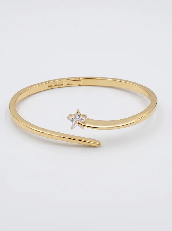 Celestial_Shooting_Star_Solitaire_Rose_Gold_Bangle_Bracelet