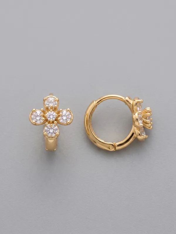 Demi_Fine-Floral_Sparkle_Gold-Tone_Huggie_Earrings_(demifine)
