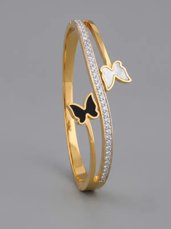 Gold_Plated_Anti-Tarnish_Crystal_&_Butterfly_Openable_Bracelet_(demifine)