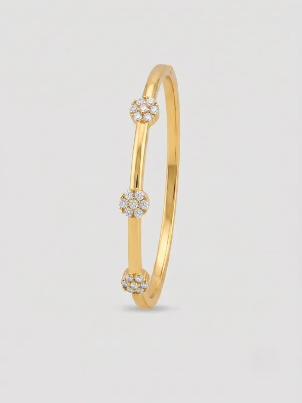 Gold_Plated_Anti-Tarnish_Triple_Floral_Cluster_Openable_Bracelet_(demifine)