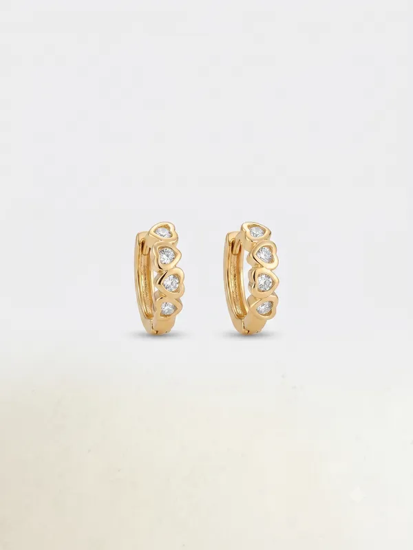 Gold-Tone_Heart_Accent_Huggie_Hoop_Earrings_(demifine)