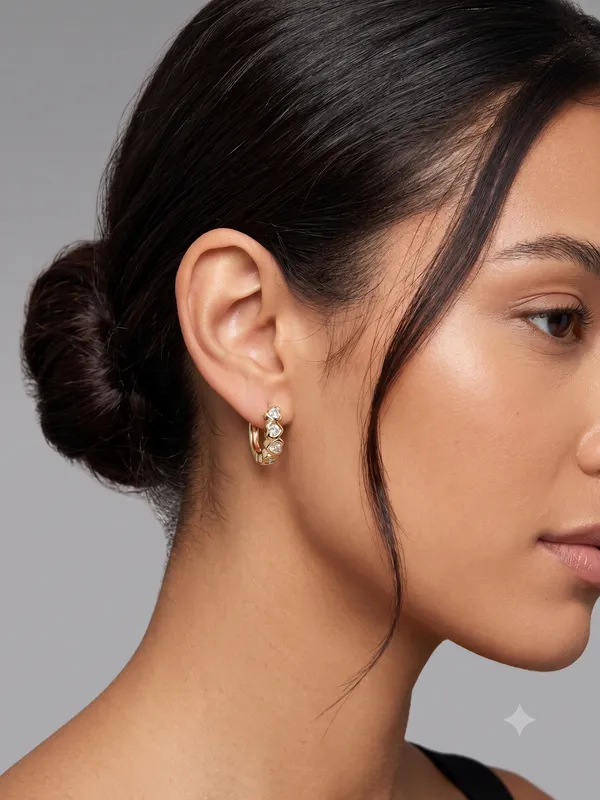 Gold-Tone_Heart_Accent_Huggie_Hoop_Earrings_(demifine)