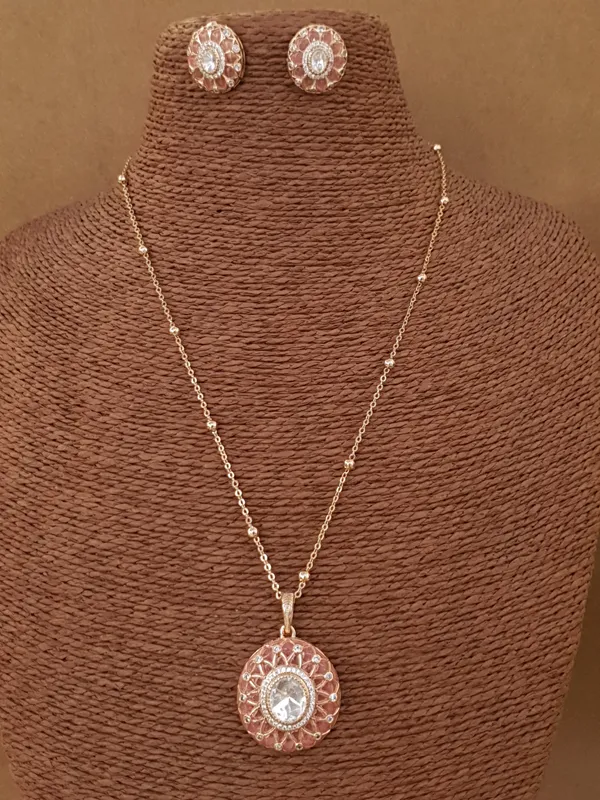 Pink_Kundan_Pendent_Set_For_Women