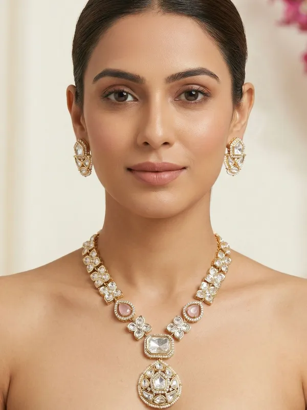 Pink_Kundan_Set_For_Women