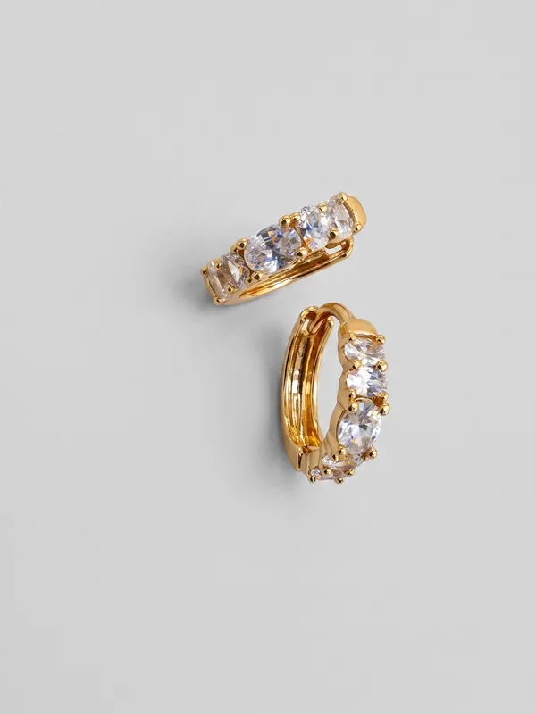 Luminous_Oval_Sparkle_Gold-Tone_Huggie_Hoop_Earrings_(demifine)