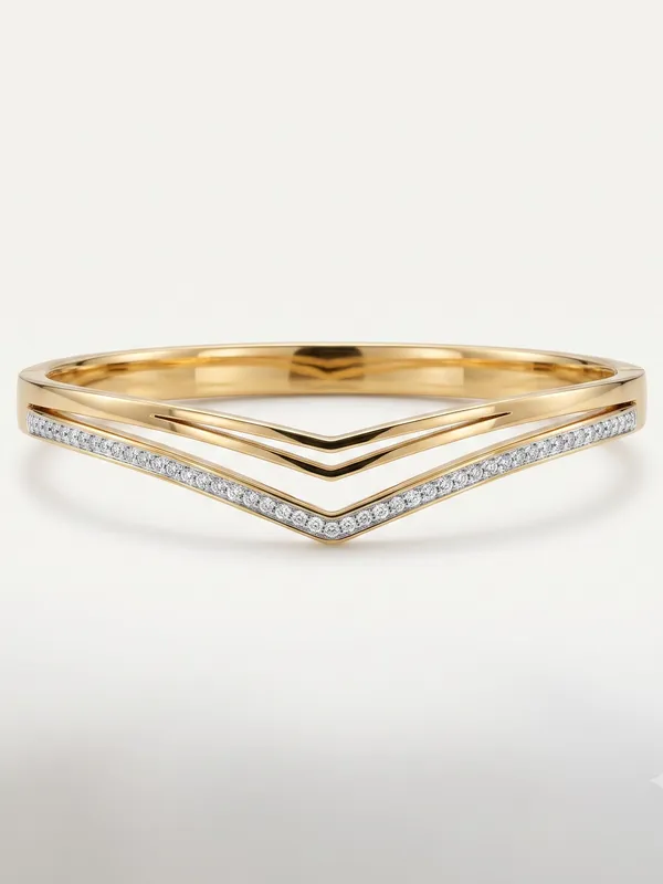 Modern_Geometric_Gold_Chevron_Bangle_–_Layered_Crystal_Statement_Bracelet