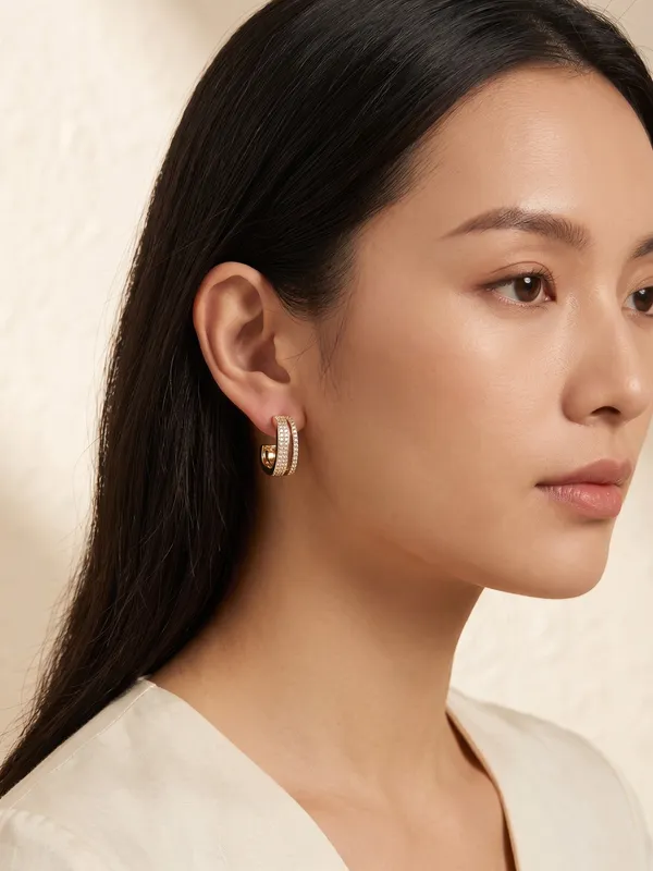 Pave_Geometric_Gold-Tone_Open_Hoop_Earrings_(demifine)