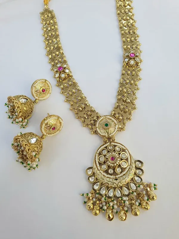 Ruby_Green_Rajwadi_Set_For_Women