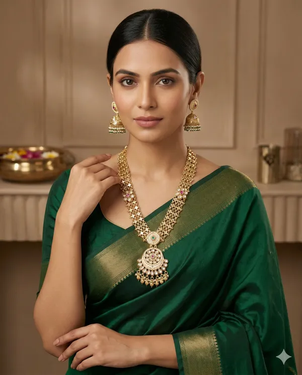 Ruby_Green_Rajwadi_Set_For_Women