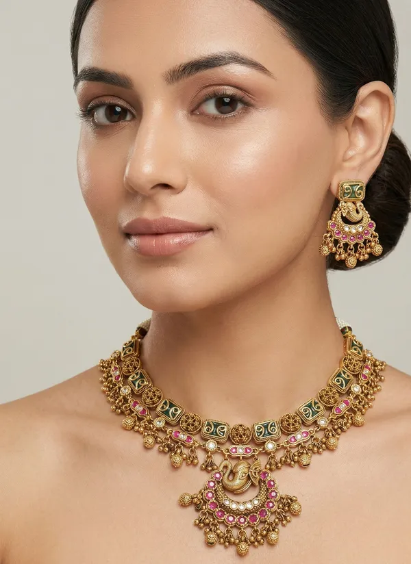 Ruby_Green_Rajwadi_Set_For_Women