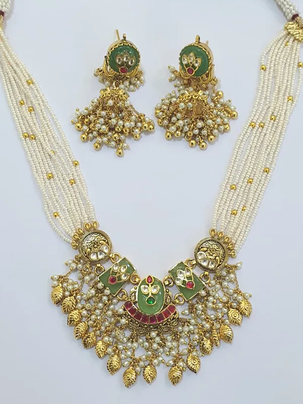 Mint_Green_And_Ruby_Rajwadi_Set_For_Women
