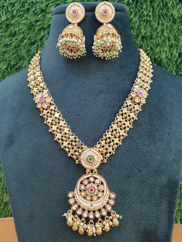 Ruby_Green_Rajwadi_Set_For_Women