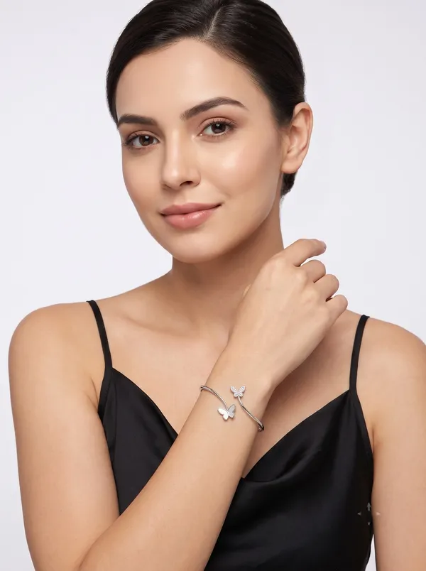 Silver_Dual_Butterfly_Bypass_Bangle_Bracelet_with_Pavé_&_Mother-of-Pearl_Accents