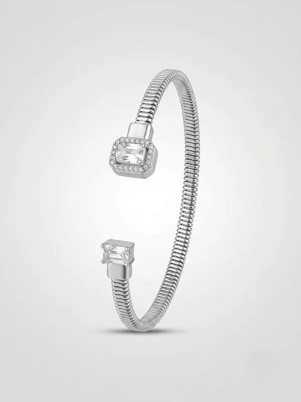 Silver_Plated_Anti-Tarnish_Ribbed_Emerald-Cut_Crystal_Cuff_Bracelet_(demifine)