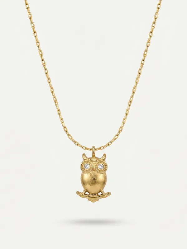 Whimsical_Golden_Owl_Pendant_Necklace_(_demi_fine)