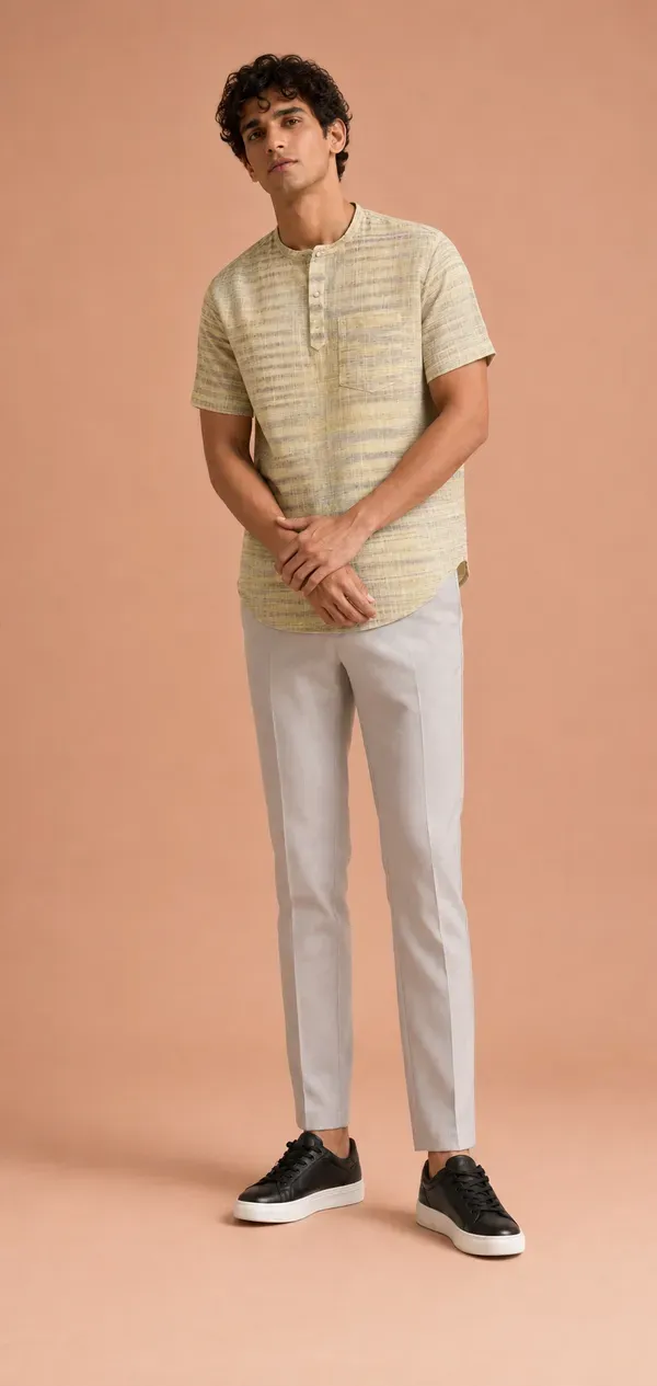 Vairagi_Yantra_-_Pre-Stitched_Dhoti_&_Vairagi_PRABHA_-_Khaadi_T-Shirt_Set