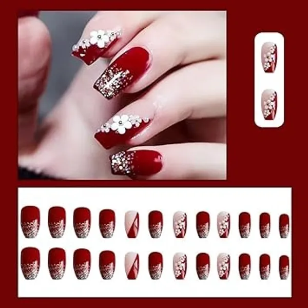Red_Professional_Press_On_Gel_Nail_Set_Glitter_And_Pearl_For_Women