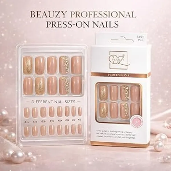 Pink_And_Golden_Professional_Press_On_Gel_Nail_Kit_With_Glitter_Accents_For_Women