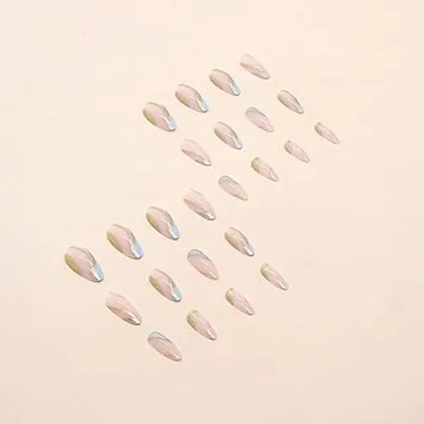 Pink_And_Grey_Press_On_Gel_Nail_Art_Stickers_Set_Professional_Reusable_Fake_Nails_With_Gold_Marble_For_Women