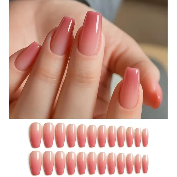 Pink_Press_On_Nail_Set_With_Gradient_Shade_And_Accessories_For_Women