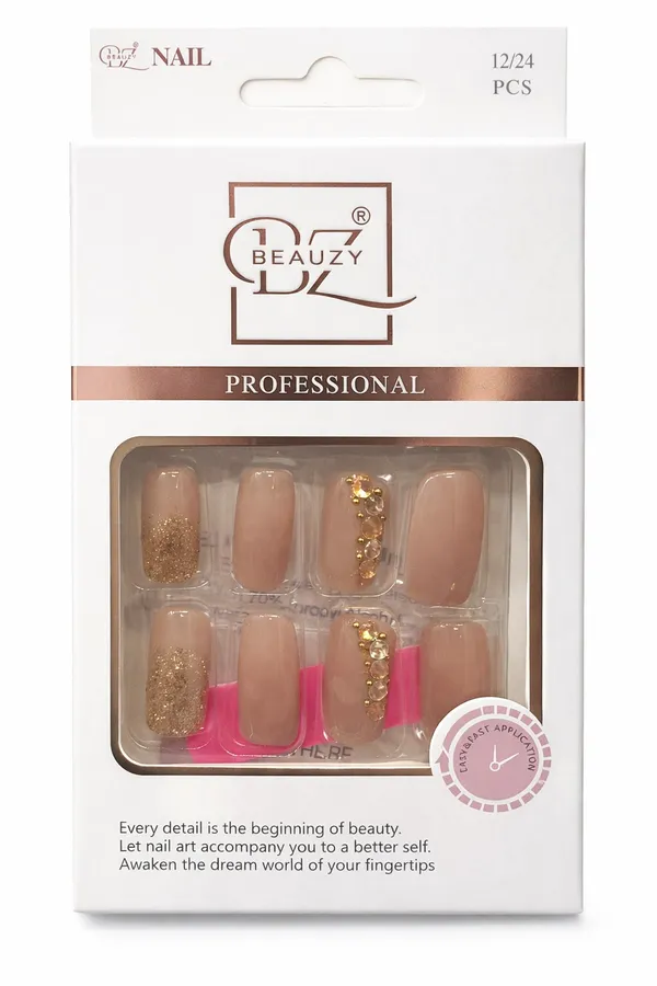 Pink_And_Golden_Professional_Press_On_Gel_Nail_Kit_With_Glitter_Accents_For_Women