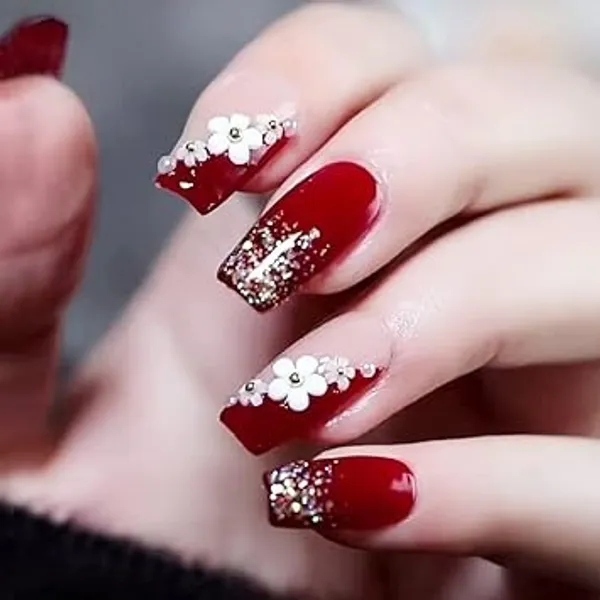 Red_Professional_Press_On_Gel_Nail_Set_Glitter_And_Pearl_For_Women