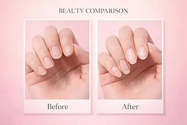 Pink_And_Grey_Professional_Press_On_Nail_Set_With_Gradient_Glitter_For_Women