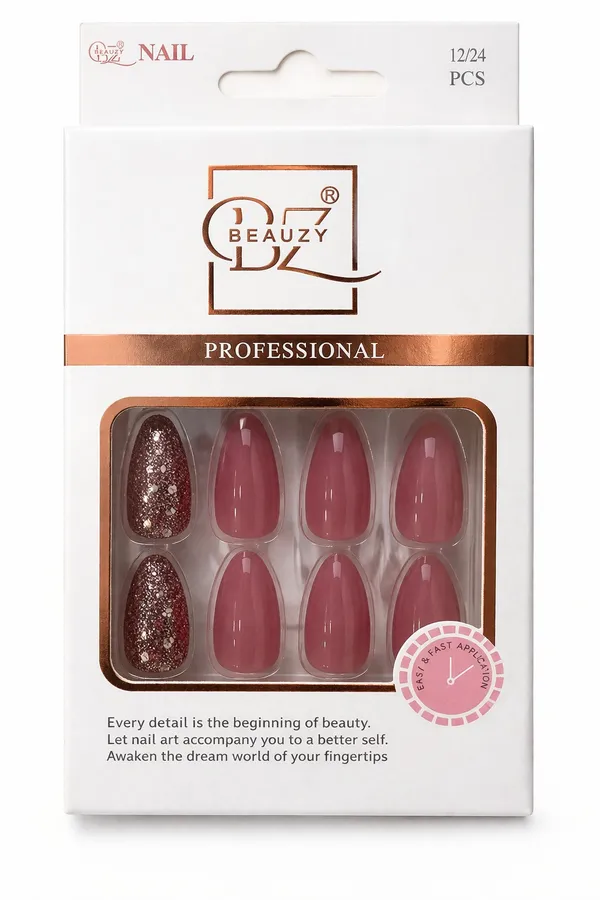 Pink_And_Glitter_Professional_Press_On_Nail_Set_With_Glitter_For_Women