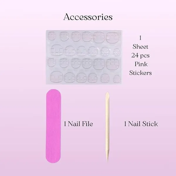 Pink_And_Grey_Press_On_Gel_Nail_Art_Stickers_Set_Professional_Reusable_Fake_Nails_With_Gold_Marble_For_Women