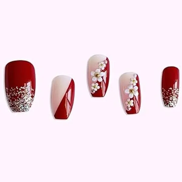 Red_Professional_Press_On_Gel_Nail_Set_Glitter_And_Pearl_For_Women
